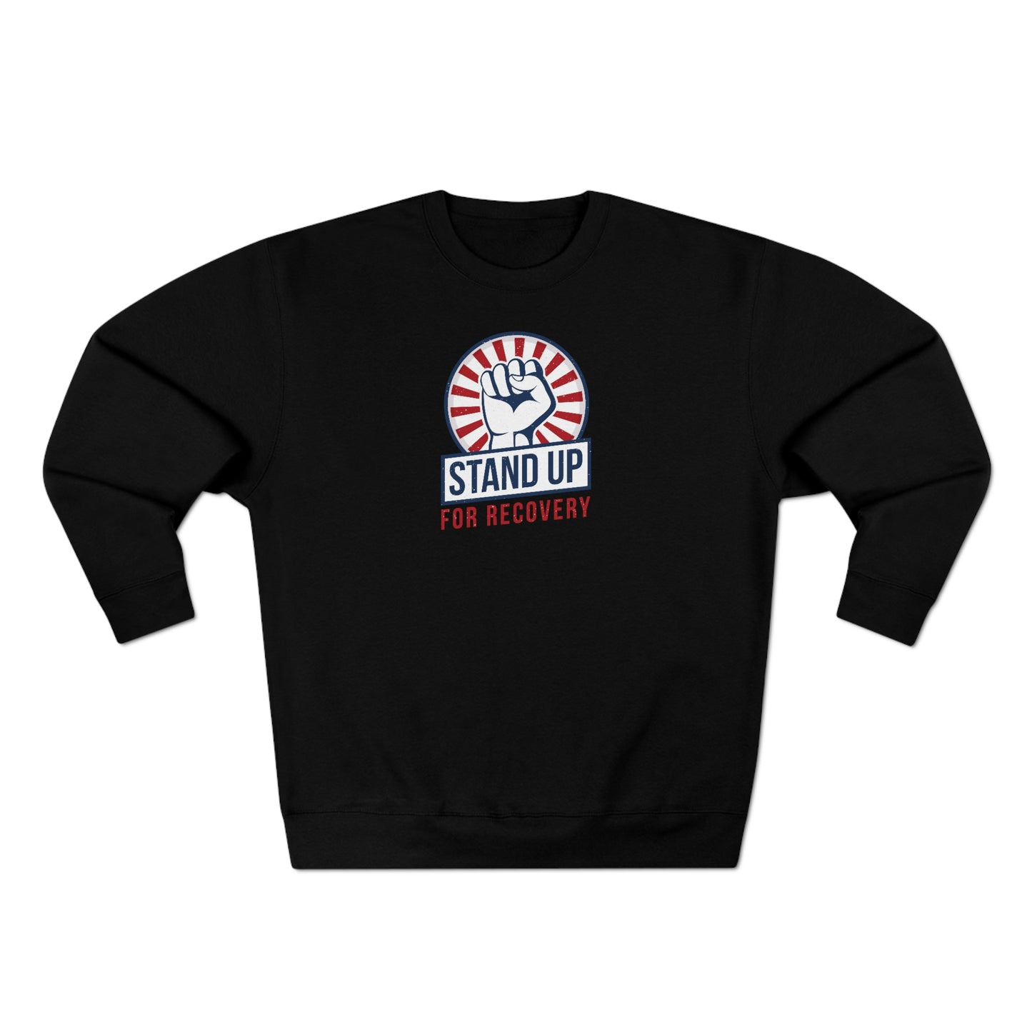 Standup For Recovery Unisex Premium Crewneck Sweatshirt