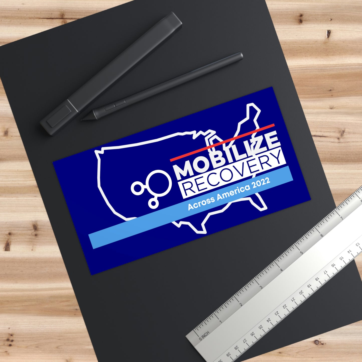 Vintage Mobilize Recovery 2022 Bumper Sticker