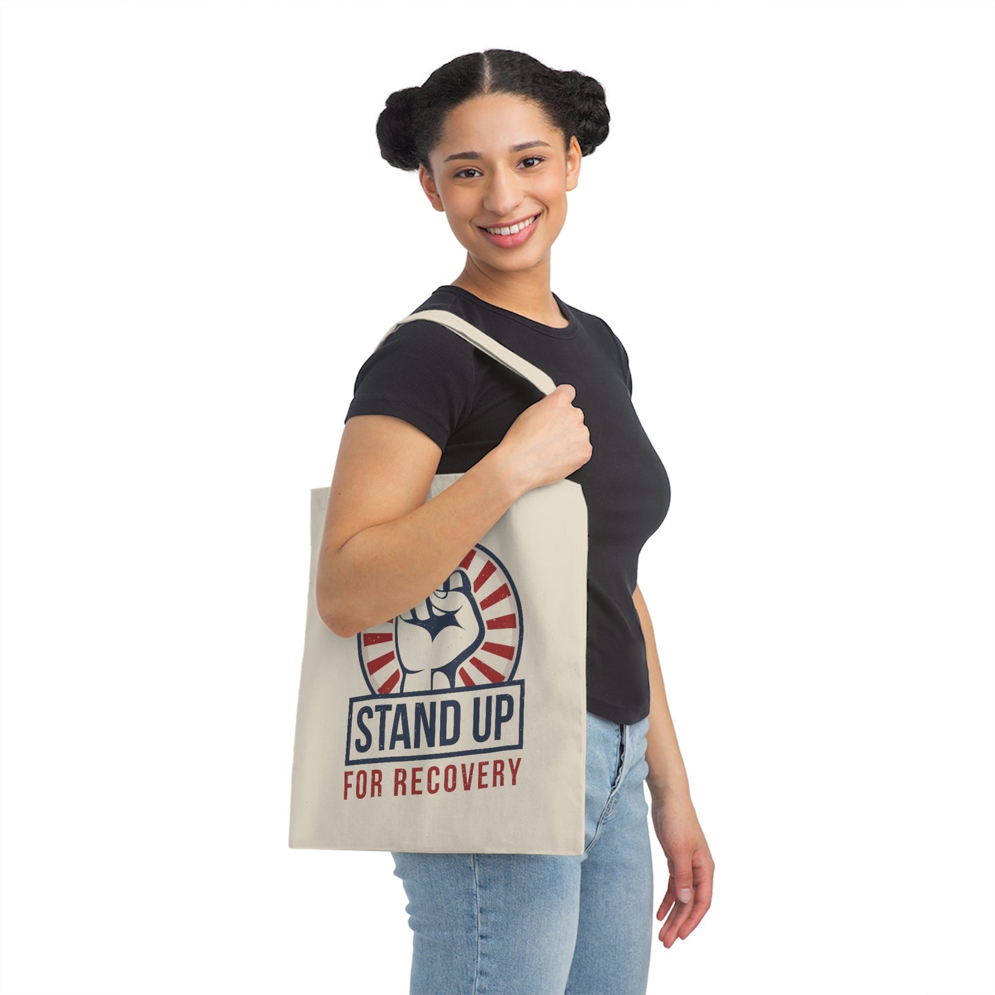 Standup For Recovery Canvas Tote Bag